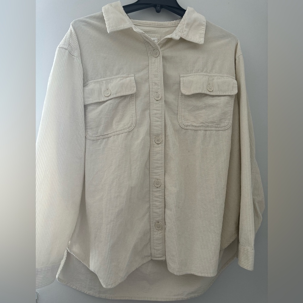 American Eagle Ribbed Shacket